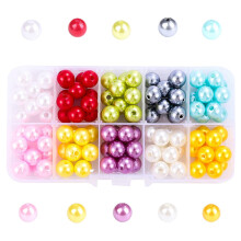 Jewelrymaking beads for creative perforated art beads, round, loose spacers with storage option