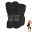 Knee Assistive Device, Knee Booster Brace Joint Support Spring Stabilizer, Power Joint Support Knee Pads Protector (Black) 1