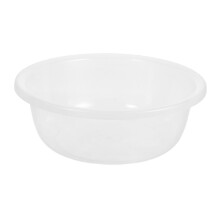 Transparent Plastic Wash Basin, Large Capacity Laundry Tub, Face Washing and Foot Soaking, Smooth Rounded Edges