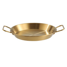 Grill Paella Pan, Stainless Steel BBQ Pan With Handles, For Outdoors, Camping