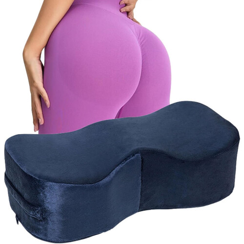 BBL Pillow Post Surgery Butt Lift Cushion with Handle Navy Blue 1