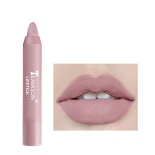 Waterproof Matte Lipstick Pen, Long Lasting SmudgeProof Lip Crayon for Natural Nude Makeup
