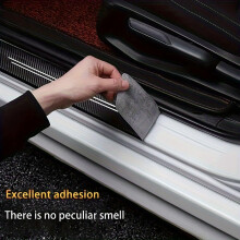 4 Pieces Car Door Sill Protectors for Seat Leon Ibiza Arona Ateca, AntiScratch Trim Scuff Styling Accessories