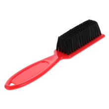 Men's Beard Brush with Wooden Handle and Natural Bristles for Grooming and Styling at Home or Barber