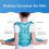 Posture Corrector for Kids, Back Brace, Adjustable Lumbar Support, Blue M 4