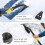 Ice scraper for Land Rover Defender/Freelander/Discovery, Retractable car ice scraper with brush 3