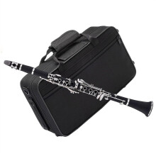 Professional Clarinet 17Key C Clarinet for Adults and Beginners, Bakelite Durable Portable Clarinet Instrument