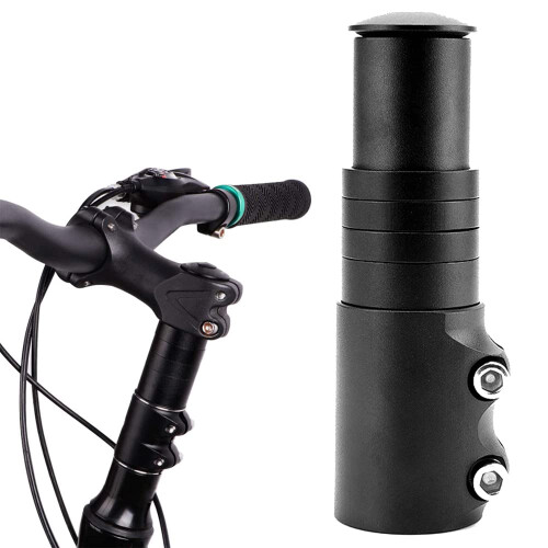 Handlebar Riser Bicycle, 28.6 mm Bore Stem Adjustable, for Mountain, Road Bikes