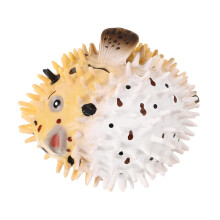 Realistic Pufferfish Artificial Marine Animal Safe Water Toy for Educational Model Early Learning for Collections and Decoration