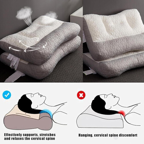 Orthopedic Pillow for Sleeping, Portable Cervical Support Pillow 2