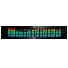 Music Spectrum Level Light, Dual Channel DSP, 15 Band Digital Equalizer, Voice Activated Pickup, Rhythm Light with Acrylic Housing.
