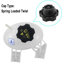 68289857AA Engine Coolant Reservoir Tank with Cap Compatible with 2017   Jeep Compass, 2015  2018 Jeep Renegade