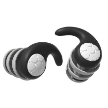 Loop Ear Plugs Black Large Size L for Children, Noise Reduction and Cancellation, Sleep and Flying