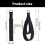 Double Loop Strap, 1 Pair Pilates Double Loop Belt Fitness Equipment Strap for Gym, Double Loop Pilates Strap Blue 4
