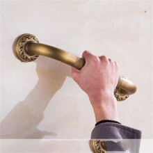 Bathroom grab bars 30/35/50/52 cm brass bathroom bathtub toilet shower safety support bar towel holder handrails for the bathroom (30CM)