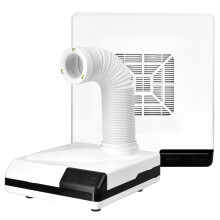 Desktop Dust Collector with Dual Modes, PM2.5 Filtration, LED Light and Reusable Filter for Jewelry