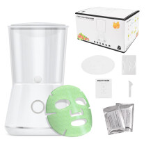 Face Mask Maker with 16 Collagen Packs, Automatic DIY Fruit Vegetable Facial Mask for Home Spa Skin Care