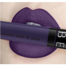 Purple Matte Liquid Lipstick Waterproof LongWear Lip Gloss Full Coverage 0.34 Fl Oz