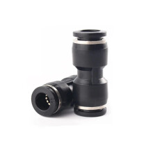 1pc 8mm6 810 10mm12 6mm4 812 OD Tube Equal/Reducer Tube Straight Quick Connector One Touch Push Into Pneumatic Fittings (10mm) Ref: 4997