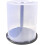 CD Storage Bucket 100 Discs Capacity Empty DVD Storage Bucket Clear Plastic Desktop Organizer For Bedroom 2