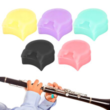 5 Pcs Clarinet and Oboe Thumb Rest Pads, Silicone Cushion for Comfort and Pain Relief, 5 Colors