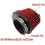 Motorcycle Air Filter Universal Air Filter Motorcycle Air Filter Stack Carburetor 51mm Red 2