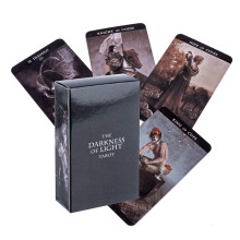 Tarot Cards, The Darkness of Light Tarot Vintage 78 Tarot Cards