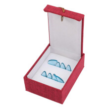 Professional Guzheng Crystal Finger Picks Set for Comfortable Secure Fit and Clear Loud Tone Performance