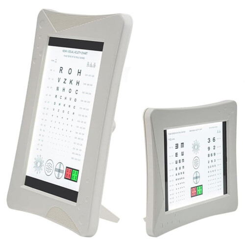 LED Eye Vision Chart, Multifunctional Vision Test Board, with Five Types of Visual Targets