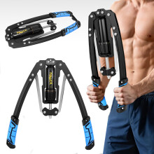 200kg Hydraulic Power Twister Adjustable Resistance 10200kg Home Arm and Shoulder Exerciser BlueBlack ABS/TPR 2.35kg