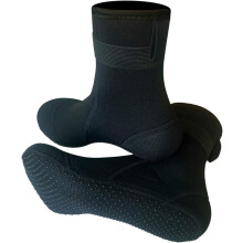 Neoprene Socks, 5 mm Neoprene Socks for Men and Women, Neoprene Shoes, Water Socks, Thermal Socks, Diving Shoes, Snorkeling, Swimming, L black