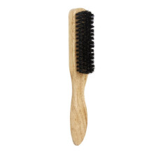 Hairbrush for smoothing hair, wild boar hairbrush, for ladies and gentlemen, hairbrush, barber beard brush, yellow