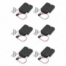 6x 12V 2A 150KG/330Lb Elektromagnetický zámek Bezpečný udržovací elektromagnetický systém pro kontrolu přístupu k dveřím