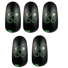 5pcs Garage Door Remote Control TOPD4REN 806TS-0290 Dual Frequency 433.92MHz & 868.35MHz Gate Remote Hand Transmitter