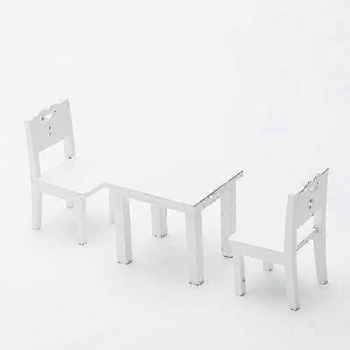 Set di 3 pezzi composto da tavolo e sedia per bambini, giocattolo (modello nuovo), pyc