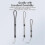Hand Wrist Strap Lanyard, 6PCS Adjustable for , Keys, Phone, B 5