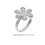 Napkin Ring Elegant Napkin Holder for Home 4Pcs Silver Finish 2