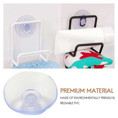 100pcs 40mm Clear Suction Cup gull Mushroom Head 2
