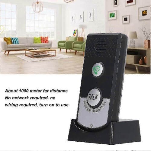 Wireless Intercom Unit, User Friendly Long Range Intercom Systems, Wireless Voice Intercom with 2 Way Call, Application for Home, Hotels, Re 2