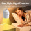 Star Projector Light, Dual Mode Galaxy Night Light, USB Powered Multi Pattern Ambient Lamp For Car Interior & Bedroom Decor 4
