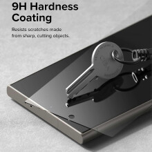 For Samsung Galaxy S23 Ultra Tempered Glass HD Clear Screen Protector with Automatic Dust Removal To