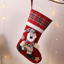 Chaussettes de Noël, sac du Père Noël, sac cadeau, sachet de bonbons, décorations de Noël, décoration de sapin de Noël, Noël et Nouvel