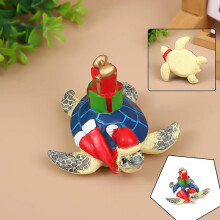 Pendentif tortue de Noël - Cadeau de Noël
