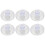 100 ventouses transparentes de 40 mm en forme de champignon. 1