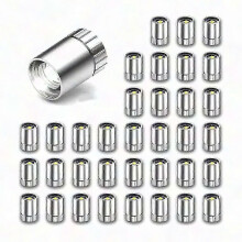 Lot de 36 mini-lampes LED pour loisirs créatifs, mini-spots lumineux à piles (blanc froid)
