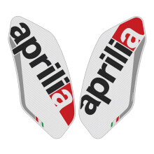 RELYWE Motorcycle Accessories Side Tank Pad Protection Knee Grip Traction for Aprilia RSV4 2010 Tuono 1100 2015 (Color: White)