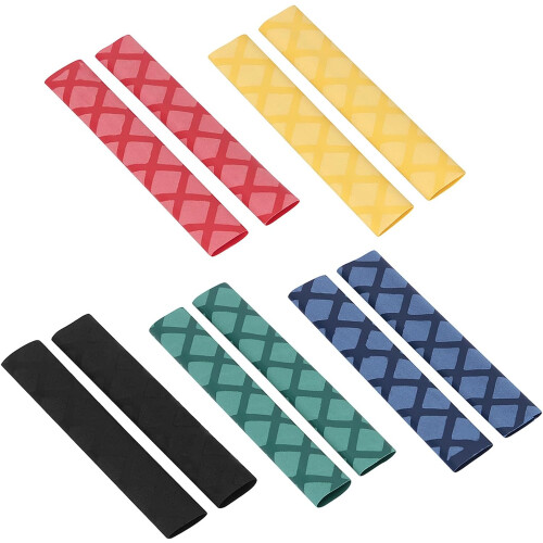 2pcs Drum Stick Grip Drumming Drum Percussions Accessory Drumstick Grips Antislip Drum Wrap Sweatbands Black 2