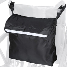 Wheelchair Backpack Multifunction Universal Waterproof Bag for Wheelchair (Black)