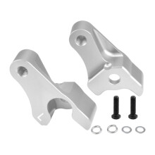 2 Inch Lowering Blocks Kit, Motorcycle Accessories, Replaces Performance, Robust, Easy to Install Metal, Silver
