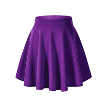 Women's Tennis Skirt with Shorts, Black Skort for Women, Purple Skirt